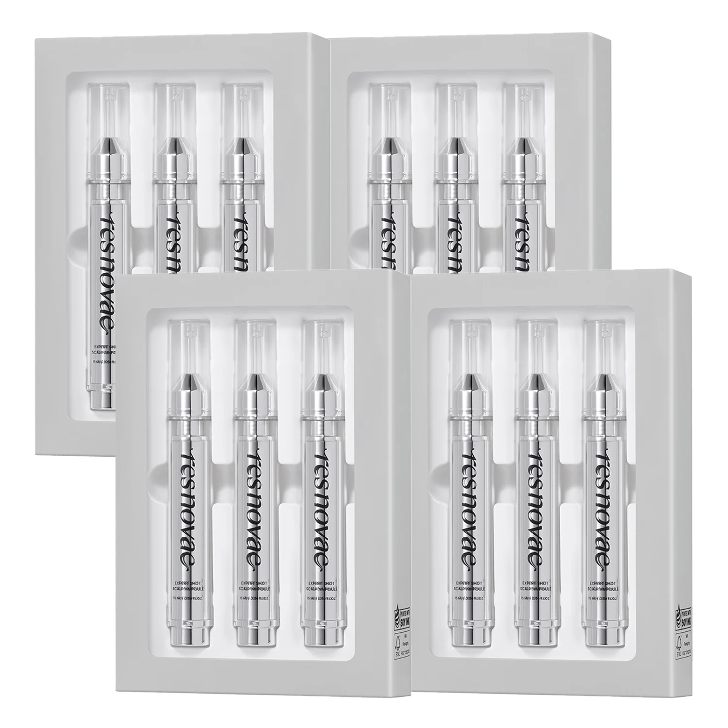 신세계인터넷면세점-레스노베-Hair_care-엑스퍼트 샷 스칼프 앰플 15ml*3ea 4개입