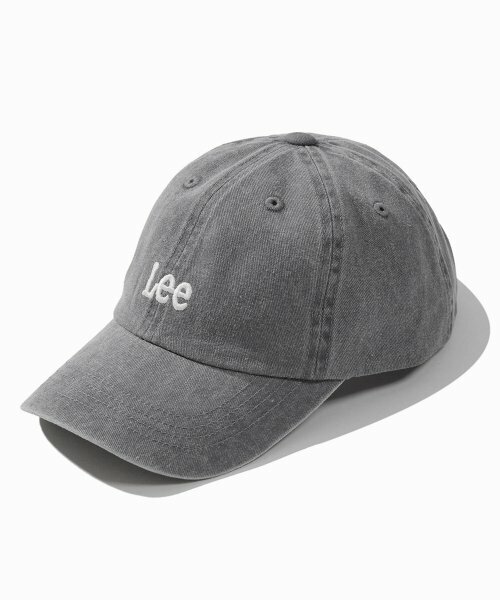 韩际新世界网上免税店-LEE-时尚配饰-LE2303CA02CH00F[LE]Twitch Logo Pigment Ball Cap__Charcoal 帽子