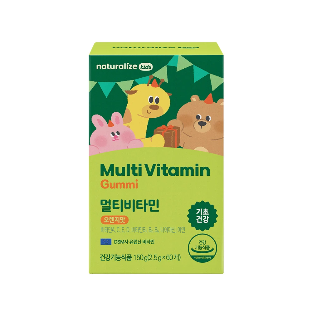신세계인터넷면세점-네추럴라이즈-키즈 멀티비타민 꾸미 (60개, 1개월분)