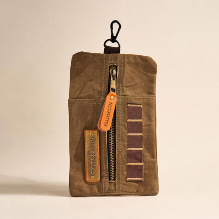 WAXED UTILITY POUCH [KHAKI]