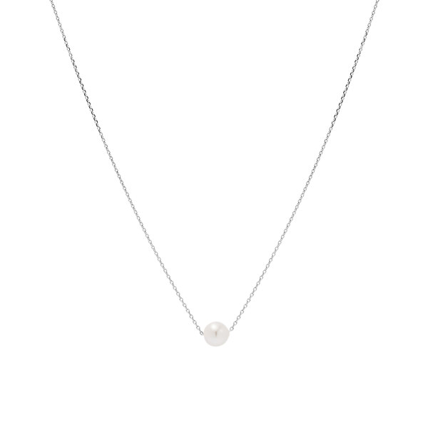 신세계인터넷면세점-베흐트-necklace-Un.silver.131 / simple pearl necklace (silver)