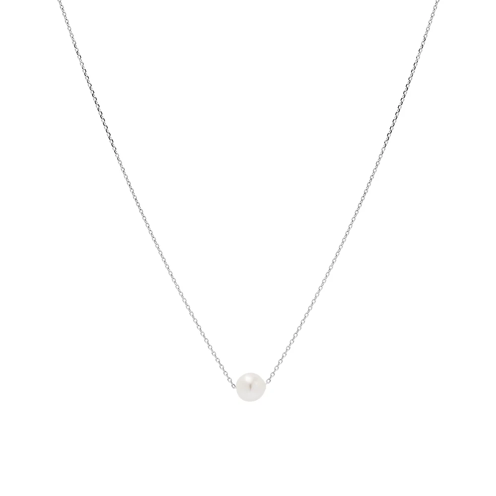 신세계인터넷면세점-베흐트-necklace-Un.silver.131 / simple pearl necklace (silver)