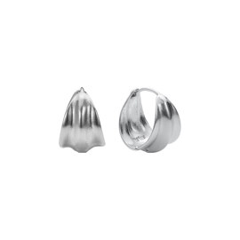 Deux.silver.203 / epais cote earring (silver)