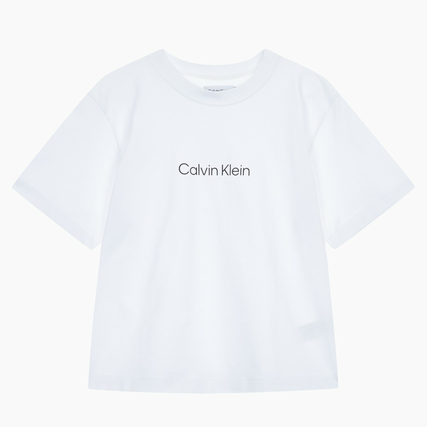Women's Relaxed Standard Logo Crew Neck Short Sleeve T-shirt 短袖T恤_WHITE