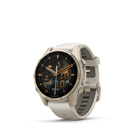 [피닉스8] 43mm, 아몰레드, GPS 프리미엄 멀티스포츠 (소프트골드)