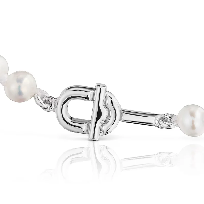 신세계인터넷면세점-토스-bracelet-Silver Bracelet cultured pearls TOUS MANIFESTO