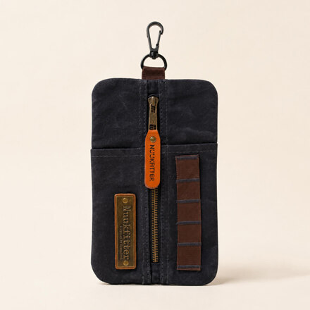 WAXED UTILITY POUCH_NAVY