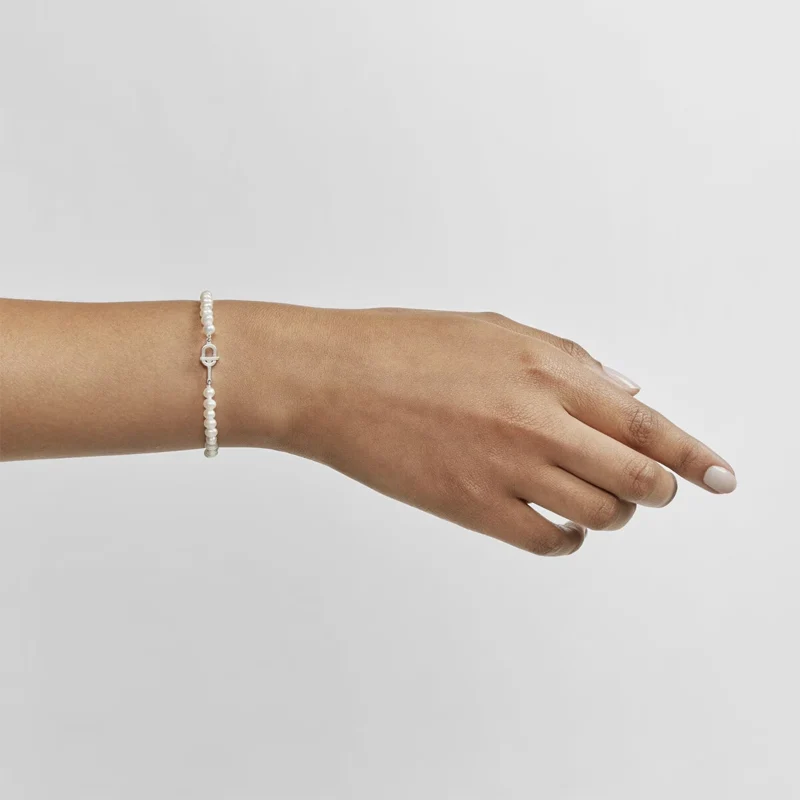 신세계인터넷면세점-토스-bracelet-Silver Bracelet cultured pearls TOUS MANIFESTO