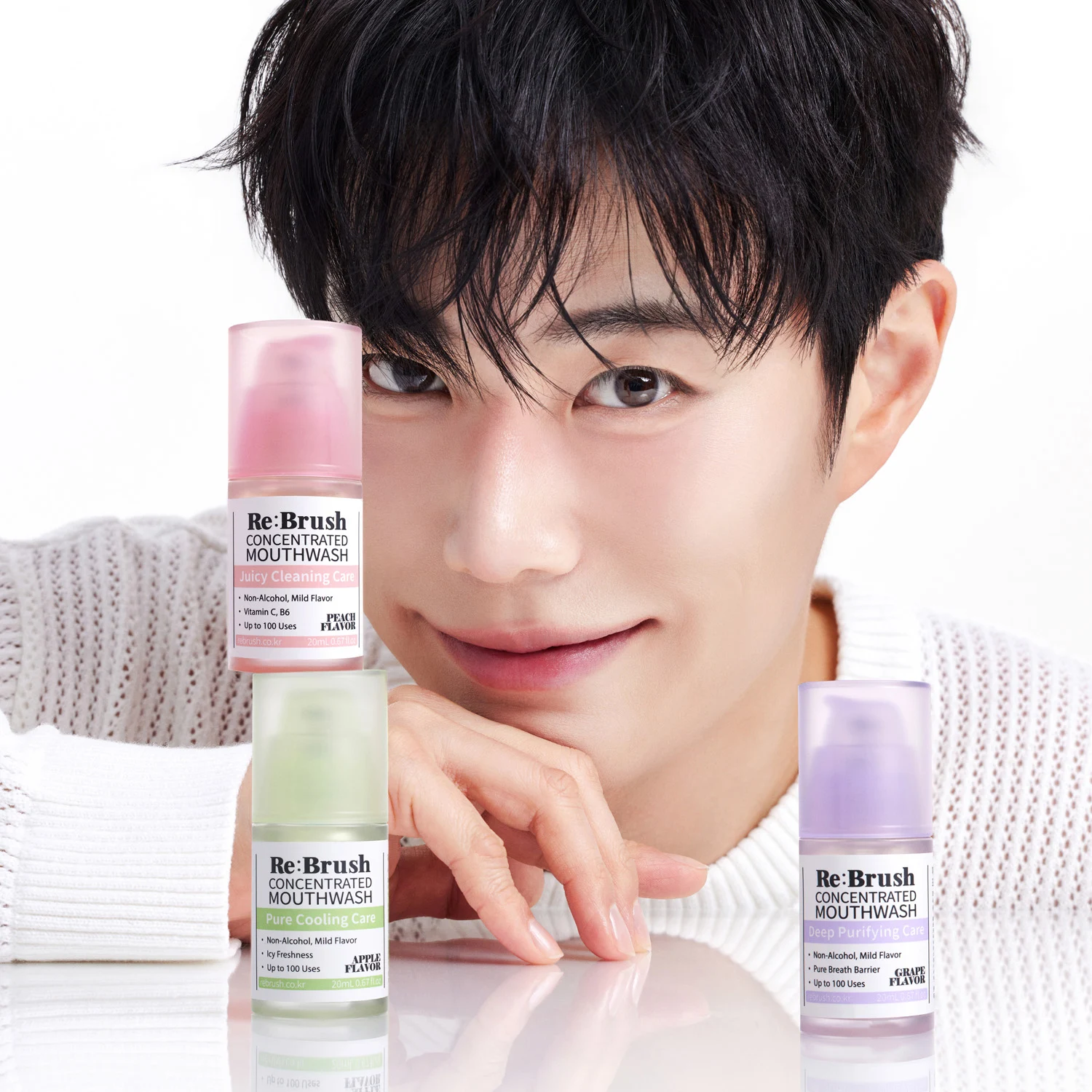 신세계인터넷면세점-리브러쉬-dental-[2개 이상 40% 할인] 과즙 농축 가글 20ml 청사과