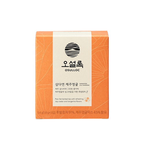 韩际新世界网上免税店-OSULLOC-tea-SAMDAYEON JEJU YEONGGYUL TEA 3包(1.8G*3)