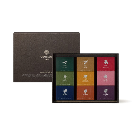 韩际新世界网上免税店-OSULLOC-tea-PREMIUM TEA COLLECTION 套装 90个 135G