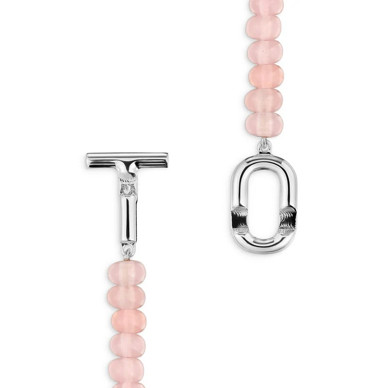 신세계인터넷면세점-토스-bracelet-Silver Bracelet with treated pink chalcedony TOUS MANIFESTO