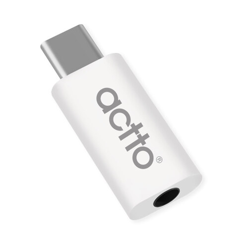 韩际新世界网上免税店-ACTTO-USB-[ACTTO] JOIN TYPE C TO AUX ADAPTER WHITE 连接插头 白色