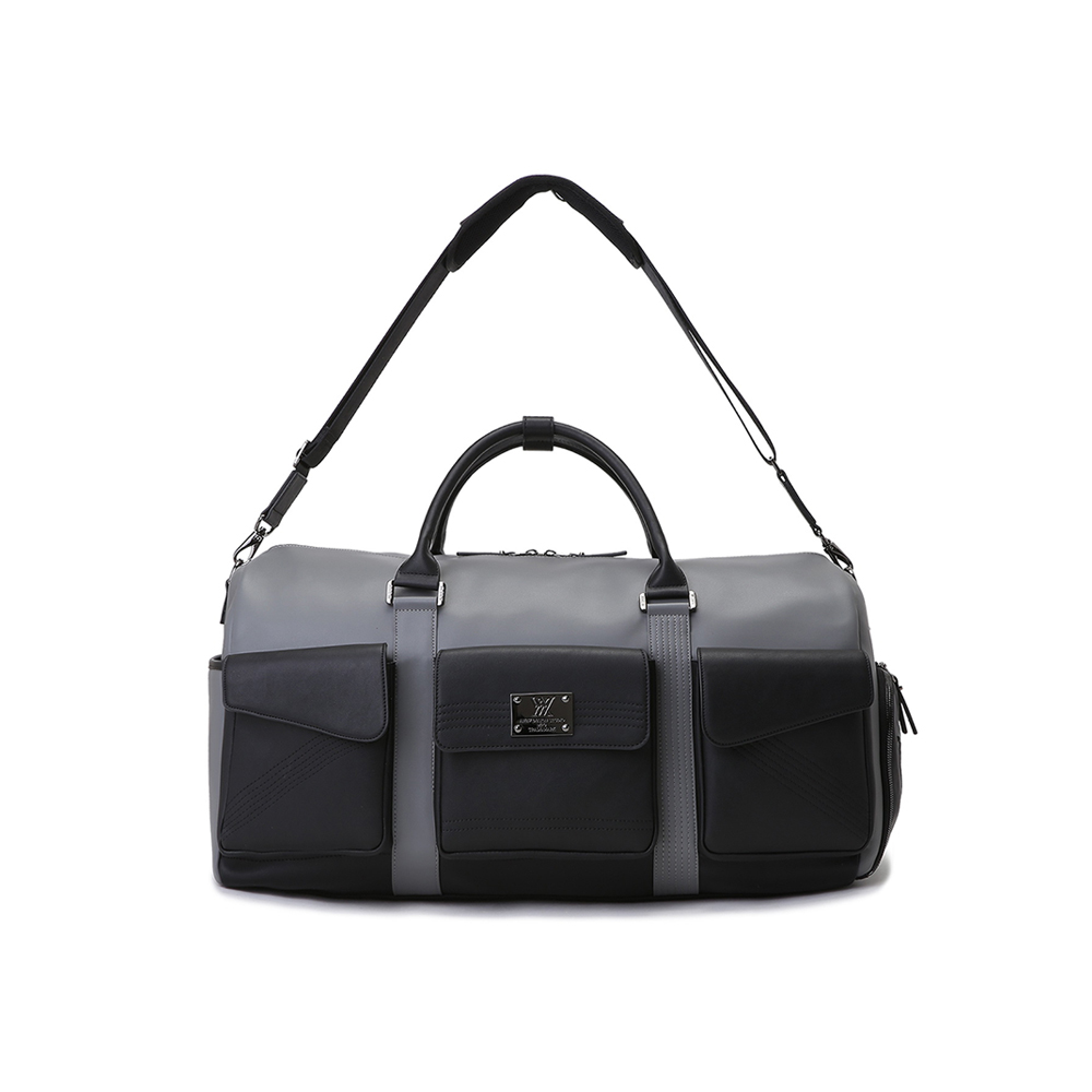 韩际新世界网上免税店-ANEW_GOLF-运动休闲-Passing Pocket Boston Bag 波士顿包_Gray
