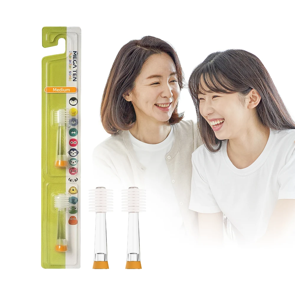 신세계인터넷면세점-메가텐-Toothbrush-캐릭터소닉 리필 2p [미디움]