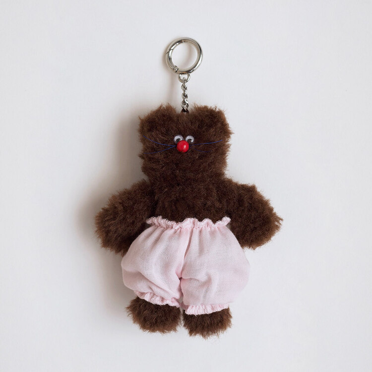 MNH Bred Keyring with Pink Pants