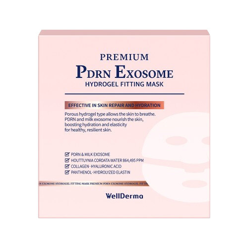 프리미엄 PDRN 엑소즘 하이드로겔 피팅 마스크 4매