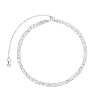tennis silicon ball bracelet : White