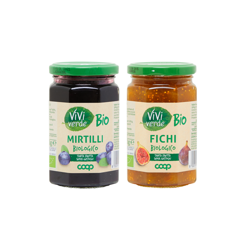 Viviverde Premium Organic Fig Jam + Blueberry Jam