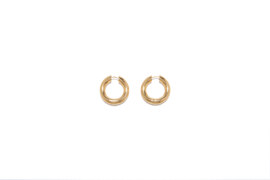 Twist Ring Large Earring Gold