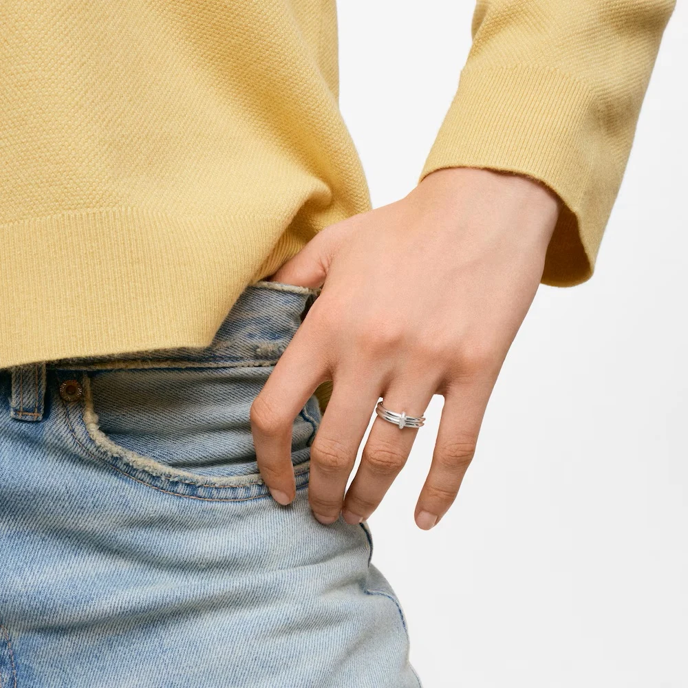 신세계인터넷면세점-토스-ring-Straight Silver Double Hoop Ring 14