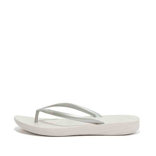 Women IQUSHION ERGONOMIC FLIP-FLOPS Silver