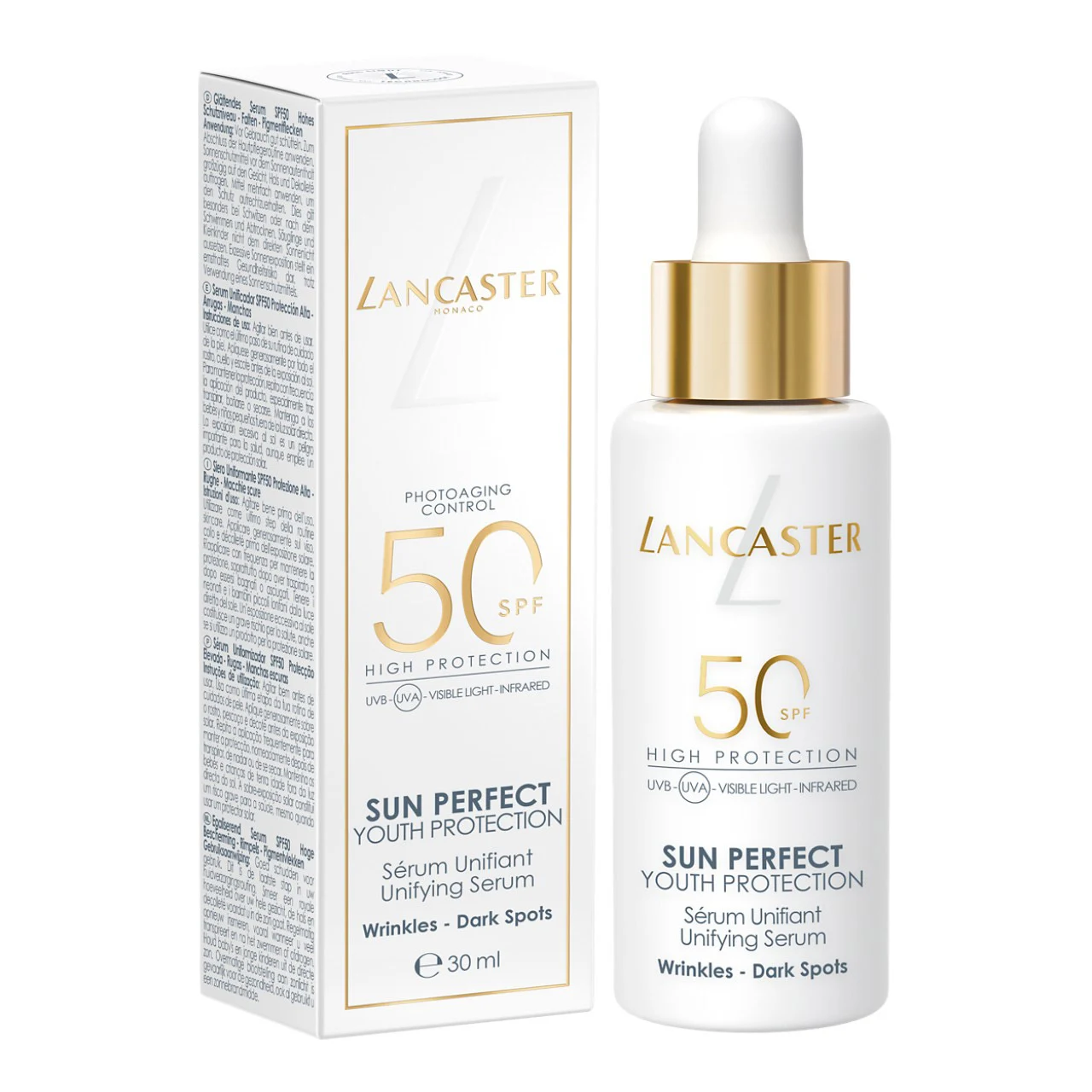 신세계인터넷면세점-랑케스터-Suncare-선 퍼펙트 유니파잉 세럼 SPF50, 30ml