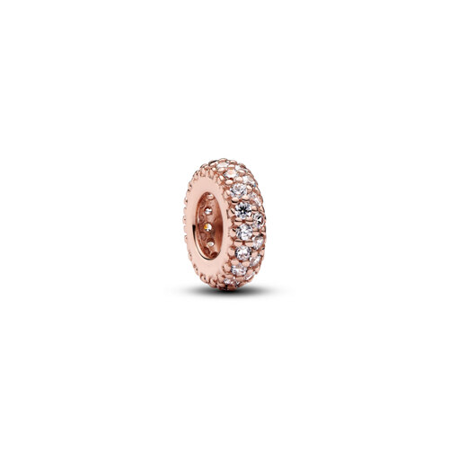CLEAR SPARKLE SPACER CHARM