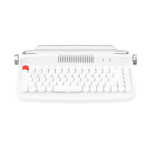 韩际新世界网上免税店-ACTTO-USB-[ACTTO] RETRO MINI BLUETOOTH KEYBOARD B303 键盘 白色