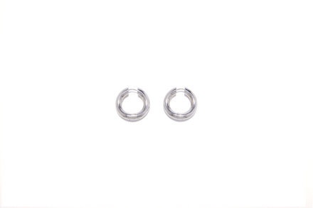 Twist Ring Large Earring Silver