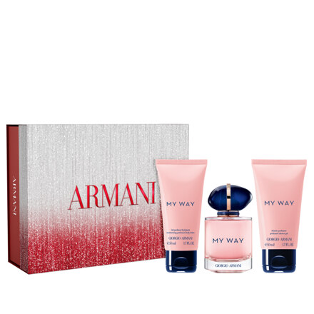阿玛尼2025假日限定MY WAY女士香水礼盒 50ml+50ml+50ml