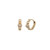 신세계인터넷면세점-다나버튼-earring-[조유리,선미,채수빈 착용]#글리터 볼 믹스 귀걸이_Gold