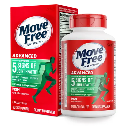 益节MOVE FREE氨糖软骨素绿标120粒