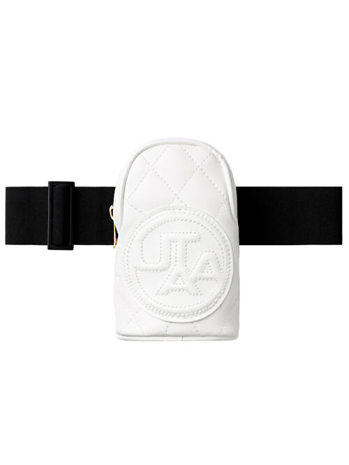 韩际新世界网上免税店-UTAA GOLF-休闲箱包-UC0GAU259_WH_F  UTAA Symbol Quilting Buckle Belt Bag : White 腰包