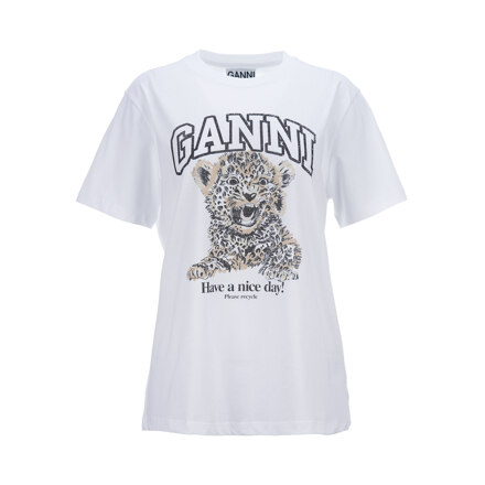BASIC JERSEY LEOPARD RELAXED T-SHIRT