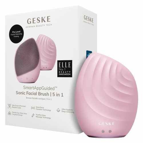 신세계인터넷면세점-GESKE-BeautyDevice-게스케 소닉 페이셜 브러시 5 in 1 핑크