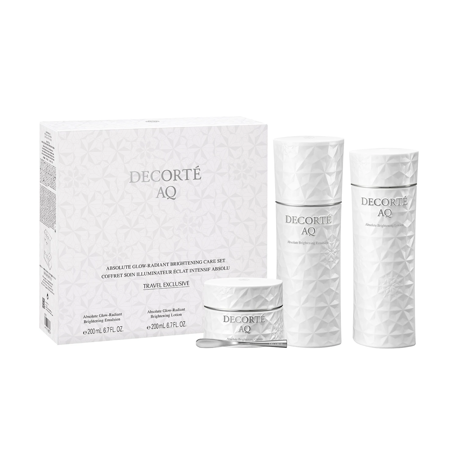 신세계인터넷면세점-데코르테-FacialCare-AQ ABSOLUTE GLOW-RADIANT BRIGHTENING CARE SET