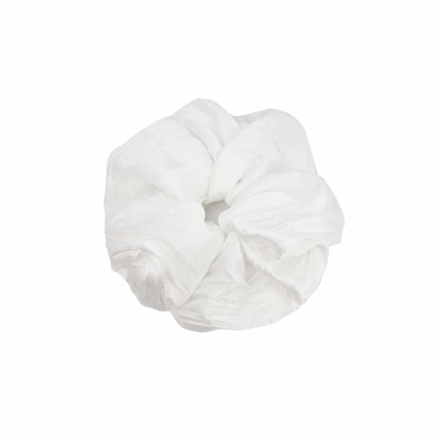 meringue silky scrunch - white