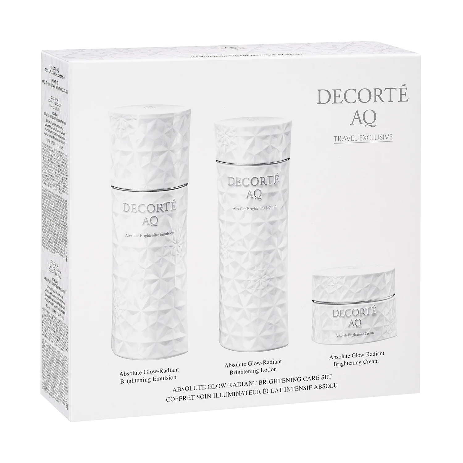 신세계인터넷면세점-데코르테-FacialCare-AQ ABSOLUTE GLOW-RADIANT BRIGHTENING CARE SET