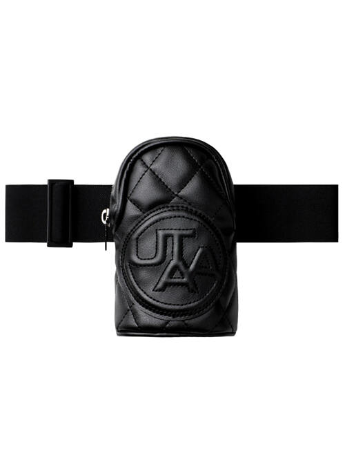 韩际新世界网上免税店-UTAA GOLF-休闲箱包-UC0GAU259_BK_F  UTAA Symbol Quilting Buckle Belt Bag : Black 腰包