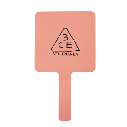 Square Hand Mirror Rose Beige
