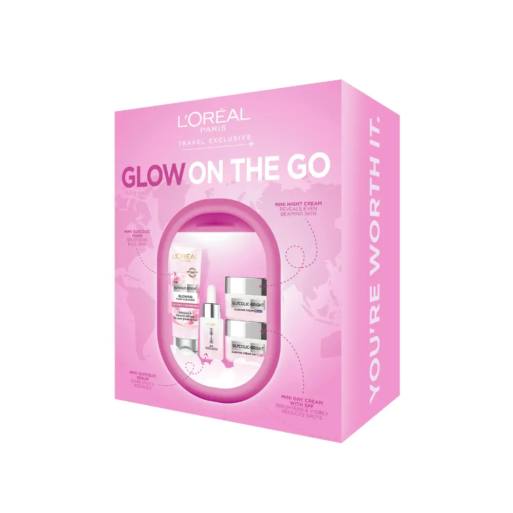 신세계인터넷면세점-로레알 파리-FacialCare-글리콜릭 브라이트닝 [나이아신아마이드 + 멜라실™*] 디스커버리 세트