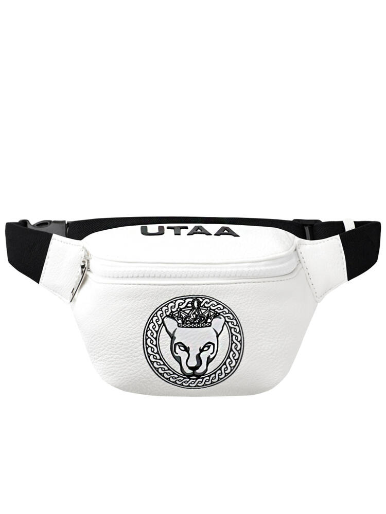 韩际新世界网上免税店-UTAA GOLF-休闲箱包-UC0GAU248_WH_F  UTAA Scudo Ring Panther Belt Bag : White 腰包
