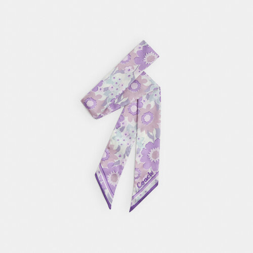 Laurel Floral Printed Silk Skinny （丝巾）