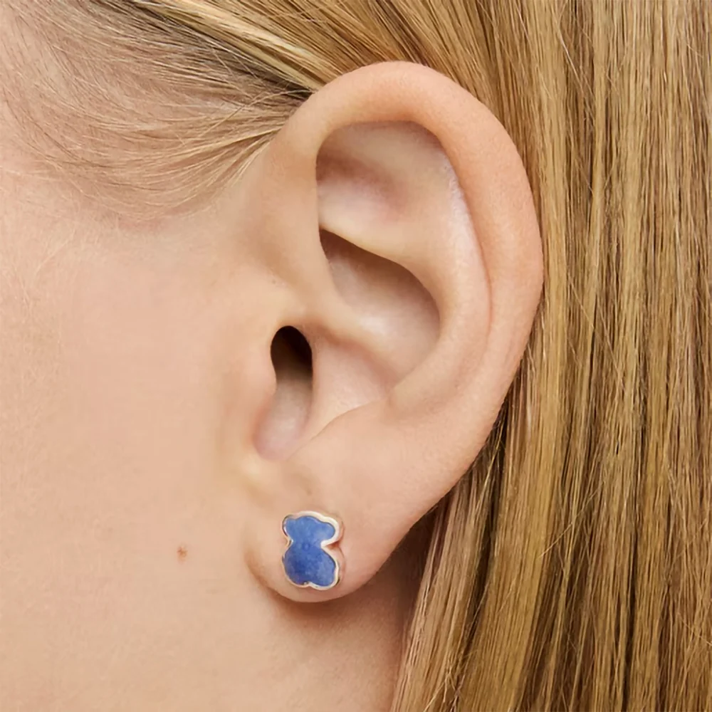신세계인터넷면세점-토스-earring-TOUS Silver New Color Earrings with Quartz with Dumortierite