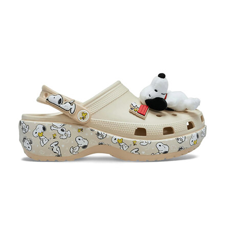 CROCS Peanuts Classic Platform Clog 212118-90H