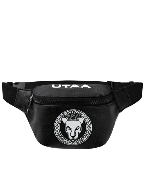 韩际新世界网上免税店-UTAA GOLF-休闲箱包-UC0GAU248_BK_F  UTAA Scudo Ring Panther Belt Bag : Black 腰包