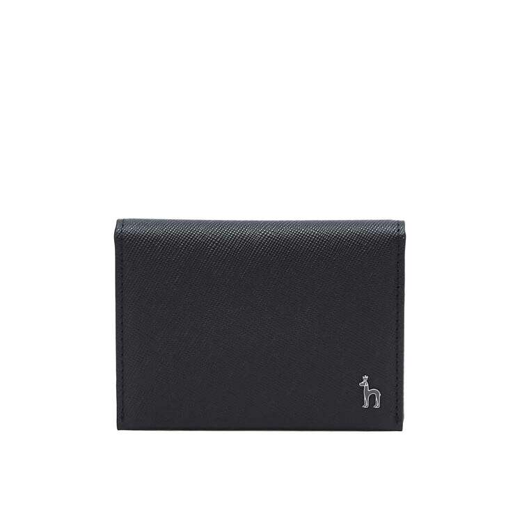 韩际新世界网上免税店-HAZZYS-钱包-HJHO4E602N3 Navy Leather Line Color Card Wallet 卡包