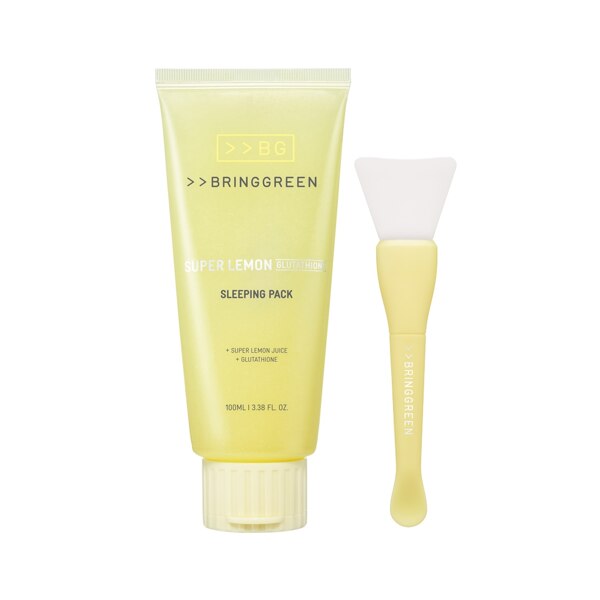 신세계인터넷면세점-브링그린-FaceMasksTreatments-슈퍼 레몬 글루타치온 슬리핑팩 100mL 기획(+실리콘브러쉬)