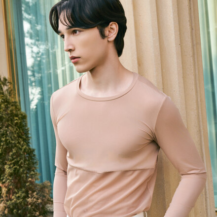 MEN'S HALF-MESH COOL INNERWEAR SKIN